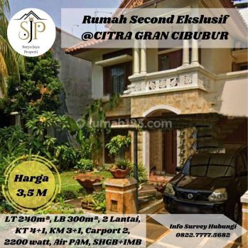 Rumah Estetik Dalam Komplek Perumahan Elite Citra Gran Cibubur