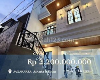 Rumah Baru Mewah Brand New 3 Lantai Siap Huni Harga Miring
