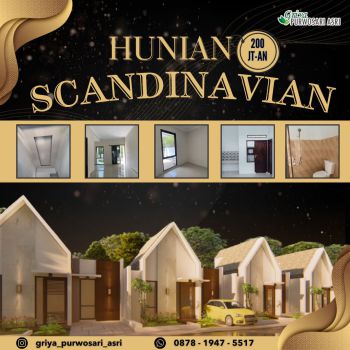 Hunian Scandinavian Wonogiri 1jt all in
