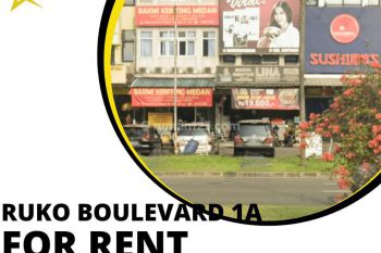Disewakan Ruko Boulevard 1 A Gading Serpong Sederetan Sms