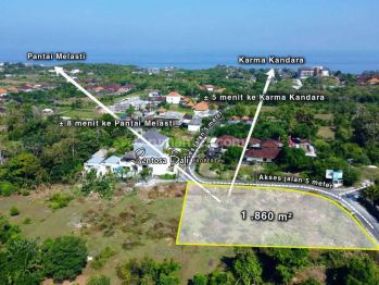 Tanah di Pura Masuka Ungasan Jimbaran , Akses Main Road