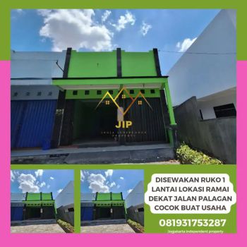 Disewakan ruko siap pakai area rame cocok buat usaha
