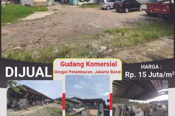 Strategis Gudang Sekaligus Kavling Komersial, Jakarta Barat