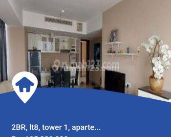 2BR, lt8, tower 1, apartemen u residence karawaci Tangerang