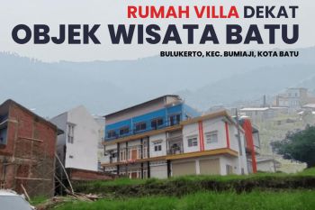 Villa siap huni dekat wisata batu