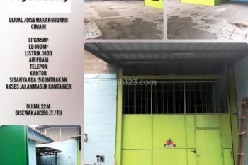 Disewakan /Dijual Gudang C di Dijalan Cimahi
