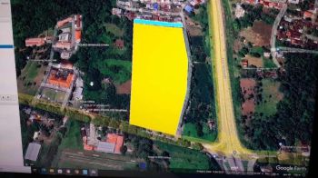 Dijual kavling di baypass worang