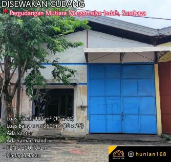 SEWA Gudang Pergudangan Mutiara Margomulyo Indah Permai Jaya Surabaya
