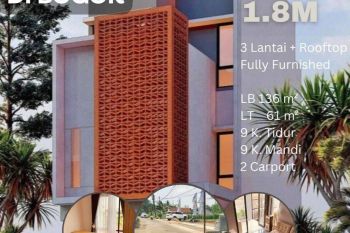 RUMAH KOST DIJUAL BOGOR SHM Dekat IPB Dramaga, PINGGIR JL 300meter Gate Kampus,