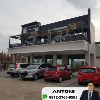 view danau row 45m Ready untuk huni Dijual Ruko Melody commercial