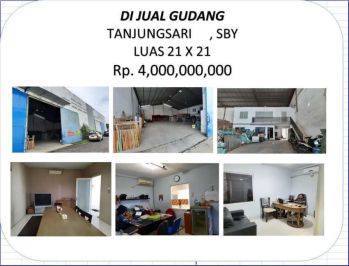 Dijual Gudang Tanjungsari (2 jejer)