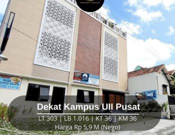 Kost 4 Lantai Dengan Lift Ada Rumah Induk Dekat UII Jakal km 12