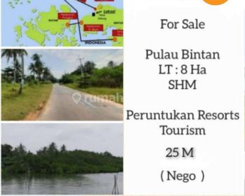 Dijual Lahan Tanah di Bintan , Riau