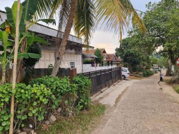 Jual cepat tanah bonus ruko dan kolam renang di Kampung Sorok, Desa Jagabaya,