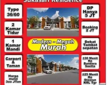 Rumah Modern DP Murah dkt Pusat Kota Sepatan