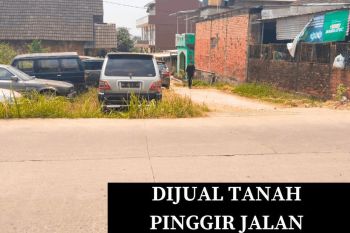 Dijual tanah murah pinggir jalan cocok untuk usaha lokasi talang jambe