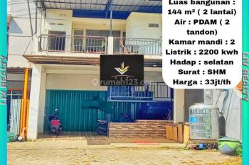 Dikontrakan ruko 2 lantai strategis kawasan Kampus