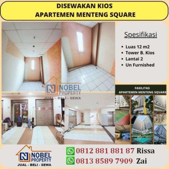 Disewakan Kios Apartemen Meneteng Square Cocok Untuk Tempat Usaha