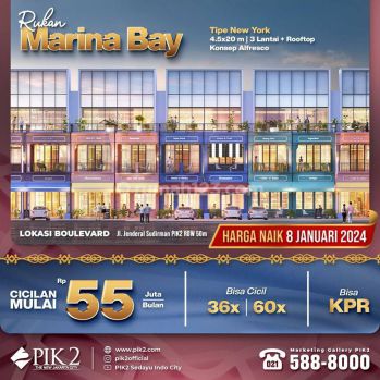 Jual Rukan Pik2 Marina Bay Dekat Bagus Ramai Bisa Cicil Atau Cash