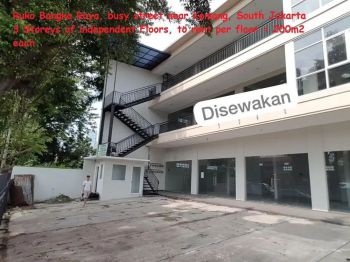 Disewakan Ruang Usaha Bisa Per Lantai/ 1 Gedung Area Bangka, Kemang