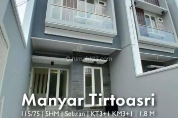 Rumah Manyar Tirtoasri, Baru Gress,Akses Mudah Tengah Kota, Murah
