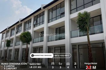 Cendana Icon Ruko Plaza Siap Huni Free Ppn