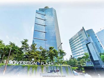 Sewa Kantor Sovereign Plaza 229 m2 Furnished TB Simatupang Jakarta
