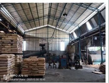 Dijual Gudang Ex Pabrik Daur Ulang Plastik di Jl Kapuk Kamal Lama Jakut Lb