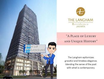 Apartement The Langham Residence 4 BR Semi Furnished Bagus