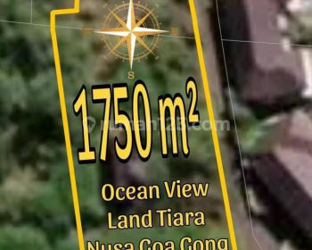 Ocean View Land Tiara Nusa Goa Gong Jimbaran Bali