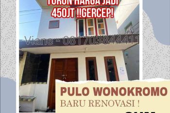 RUMAH DIJUAL MURAH DKT UNESA KETINTANG DAN RSI 450JT