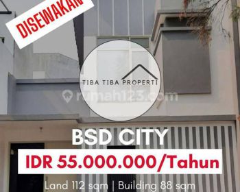 DISEWAKAN
RUMAH DI FORESTA BSD CITY