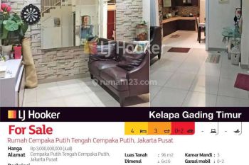 Rumah Cempaka Putih Tengah Cempaka Putih, Jakarta Pusat