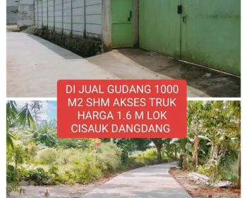 Di jual gudang lokasi cisauk
