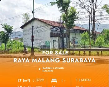 Tanah Murah Di Poros Jalan Raya Malang Surabaya, Bedali Lawang LT 3.7