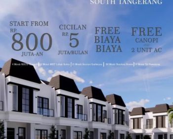 Cukup 10 juta bisa dapetin rumah keren deket Tol Pamulang