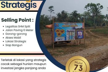 TANAH KAVLING MURAH LOKASI DEKAT SEKOLAH DI MALANG