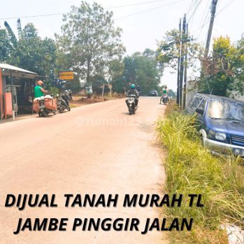 Dijual Tanah Pinggir Jalan Talang Jambe Cocok Untuk Ruko
