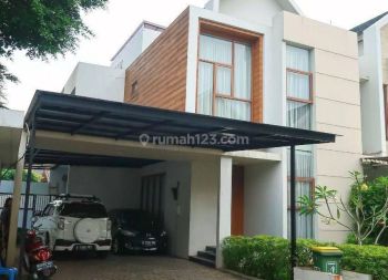 DISEWAKAN UNIT TOWNHOUSE FULLY FURNISHED 2 LANTAI + KOLAM RENANG AKSES MUDAH
