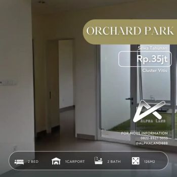 Disewa Tahunan Rumah di Orchard Park Cluster Vities