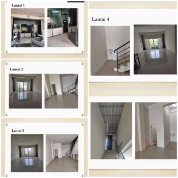 311. Disewakan Ruko lokasi Strategis 4 Lantai