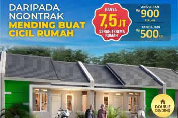 Rumah Subsidi murah dp 7,5 juta