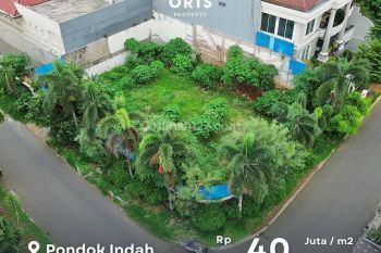 Kavling Siap Bangun Posisi Hook Area Exclusive di Pondok Indah