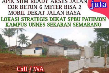 DEKAT SPBU PATEMON KAMPUS UNNES SEKARAN SETRATEGIS DEKAT JALAN RAYA, LINGKUNGAN