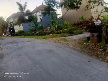 Dijual Tanah 2are Hadap Selatan Lingk Villa. 5 Menit ke Pantai MUNGGU