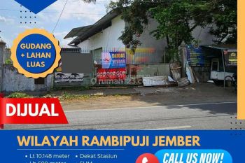 DIJUAL GUDANG DEKAT ALUN ALUN RAMBIPUJI JEMBER