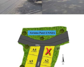 KAVLING TAMAN SEKARAN Nempel Rusunawa Putri 2 Unnes