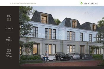 Jual Rumah The White House Dian Istana 2 Lantai Tipe Hd 3.5