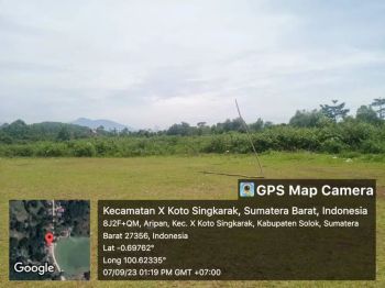 Dijual tanah rata daerah pemukiman