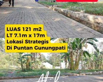 Tanah dijual murah SHM Ready lokasi PUNTAN gunungpati